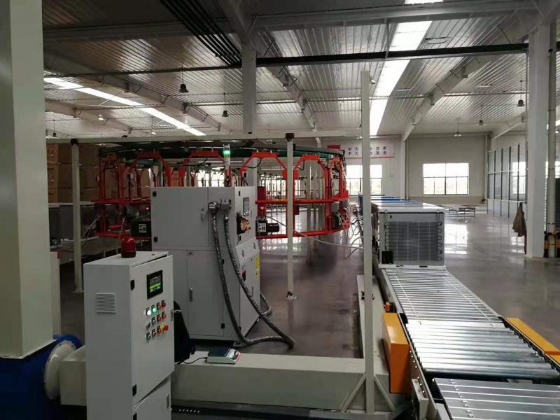 雙槍冷媒灌注機(jī)+可燃?xì)怏w泄露報(bào)警柜，這就是高大上